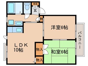 スリーパブリックB棟の物件間取画像